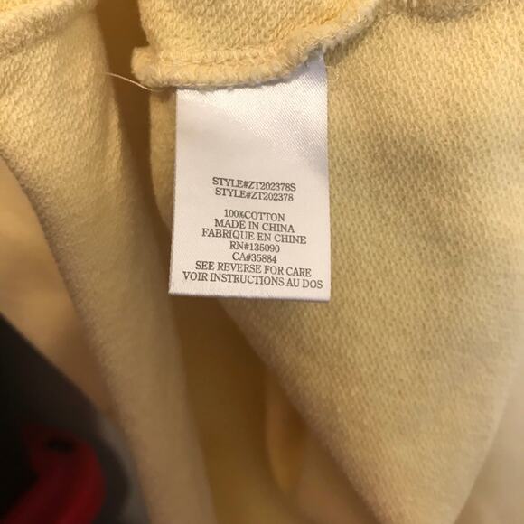 Z SUPPLY Hoodie Pullover Women’s S Yellow RN# 135090 - Picture 4 of 8